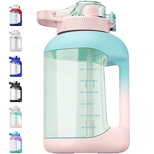 ENCOOL 0.4 Gallon Motivational Water Bottle