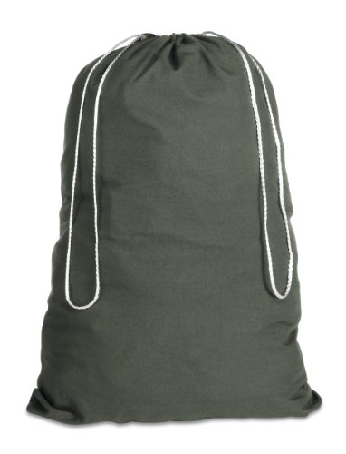 Whitmor Cotton Laundry Bag-Duffel Green