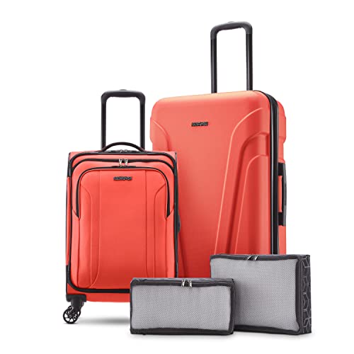 AMERICAN TOURISTER Troupe Hardside and Softside, 4PC Set