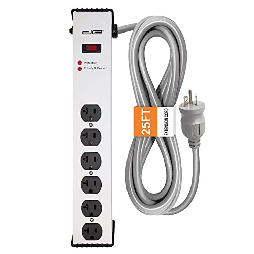 Digital Energy 20 Amp Surge Protector | Heavy-Duty Power Strip