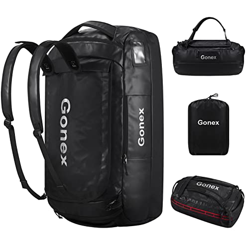 Gonex 80L Water Repellent Duffel Bag Backpack