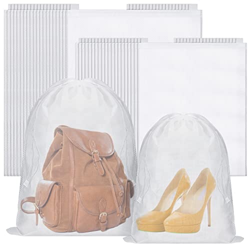 40 Pcs Dust Proof Drawstring Purse Storage Bag