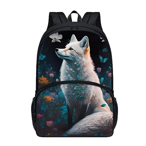 Arctic Fox School Backpack