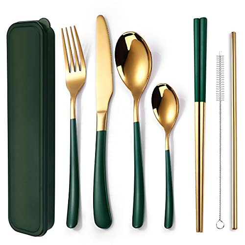 Portable Reusable Cutlery Set Travel Utensils Set