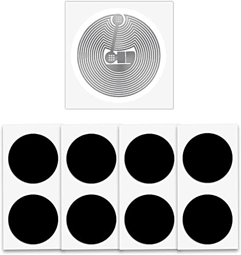 10 pcs Black NTAG215 NFC Stickers