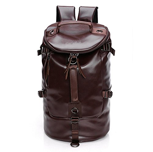 CHAO RAN Leather Travel Duffel Bags