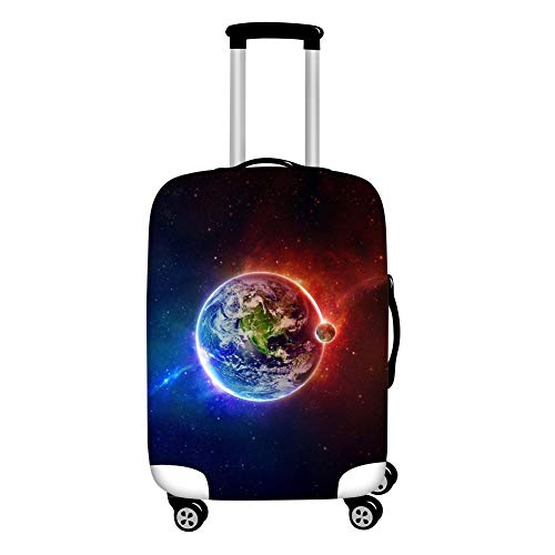 Galaxy Earth Pattern Luggage Protector