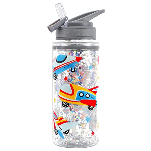 Home Tune Cute Water Bottle - Airplane Design