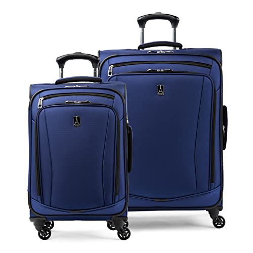 Travelpro 2-Piece Luggage Set, Carry-on & Check-in Expandable Suitcase, Blue