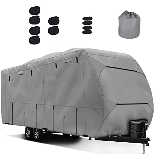 Waterproof & Windproof Travel Trailer RV Cover