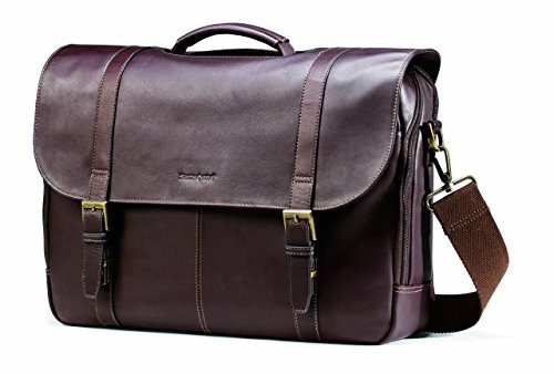 Samsonite Leather Messenger Bag