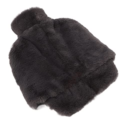 Gray Rubber Hot Water Bottle for Bedroom