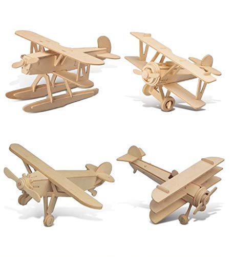 Puzzled Wooden Airplane Model Kits