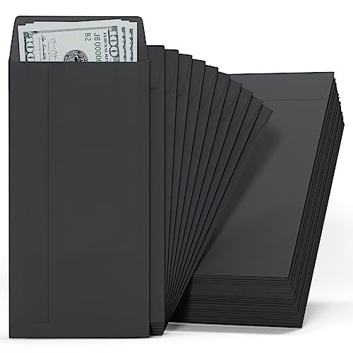 Black Money Envelopes for Cash