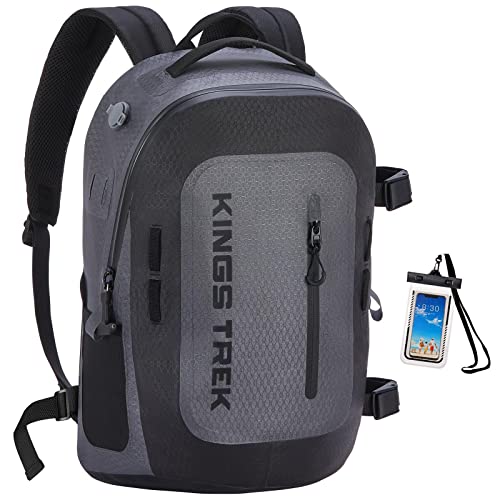 KINGS TREK Dry Bag, TPU Waterproof Backpack