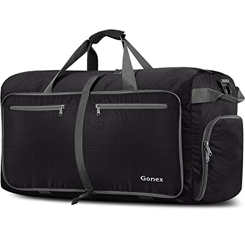 Gonex 60L Foldable Travel Duffel Bag - Durable, Lightweight, and Stylish