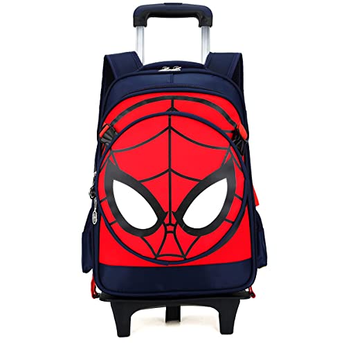 Six Wheels Trolley Suitcase School Bags For Kids