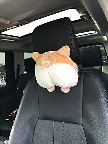 ANJUU Corgi Butt Car Neck Pillow