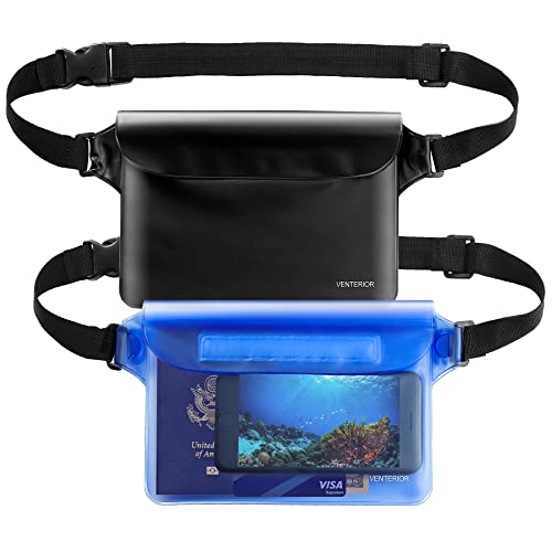 Waterproof Waist Pouch 2-Pack - Keep Your Valuables Safe and Dry