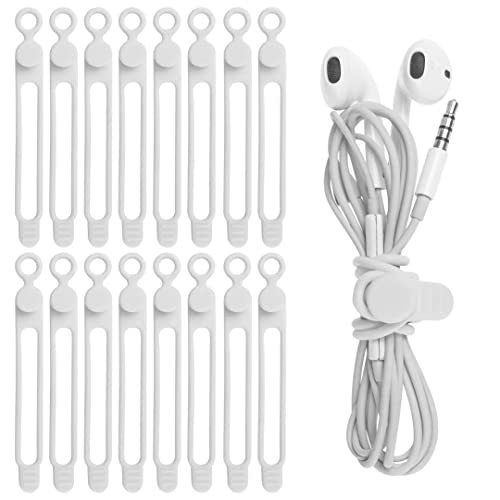 Nearockle Silicone Cable Straps Wire Organizer