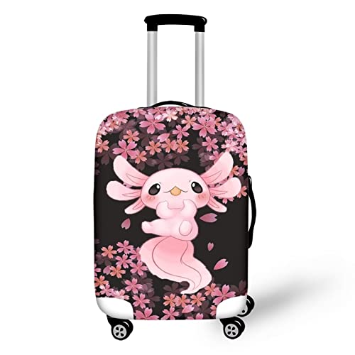 Dremagia Floral Axolotl Luggage Cover