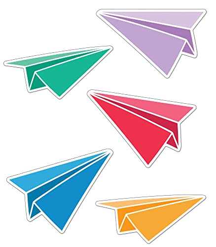 Carson Dellosa Paper Airplane Bulletin Board Cutouts
