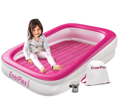 EnerPlex Kids Inflatable Travel Bed - Portable Air Mattress for Kids