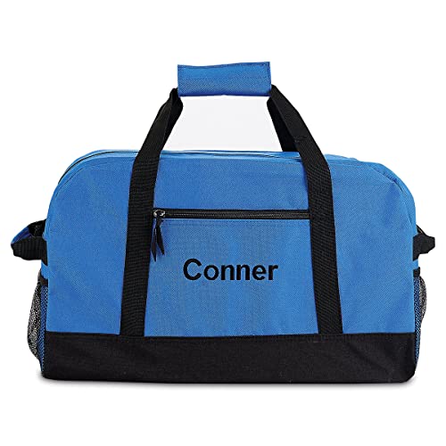 Small Blue and Black Kids Duffel Bag