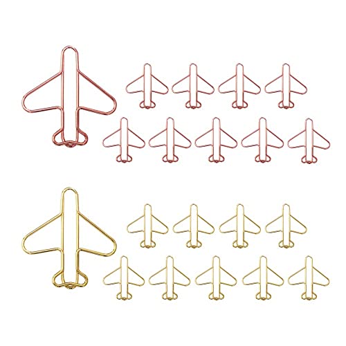 OWLFAVO Airplane Shape Paper Clips
