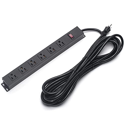 6 Outlet Metal Power Strip
