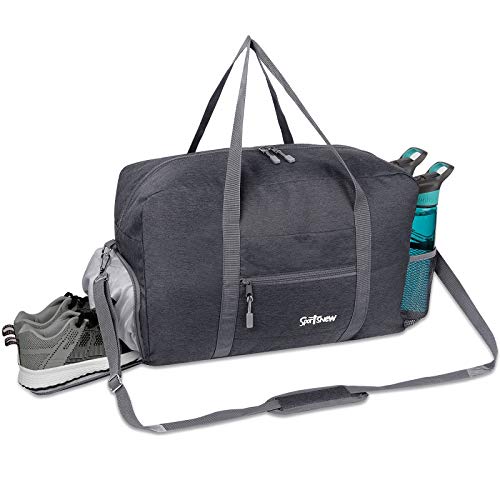 Versatile Sports Gym Bag with Wet Pocket & Shoes Compartment
