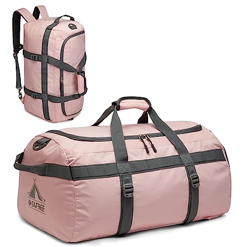G4Free Gym Bag 45L Duffle Backpack with Shoe Compartment