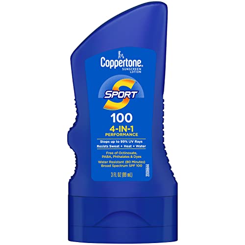 Coppertone SPORT SPF 100 Sunscreen Lotion, Travel Size