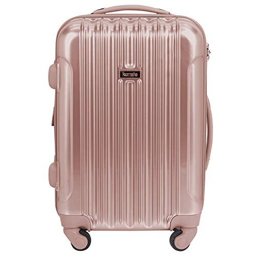 kensie Rose Gold Spinner Luggage