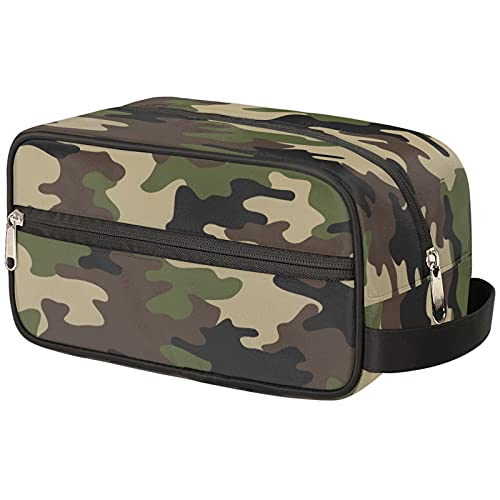Camouflage Travel Toiletry Bag for Women Men