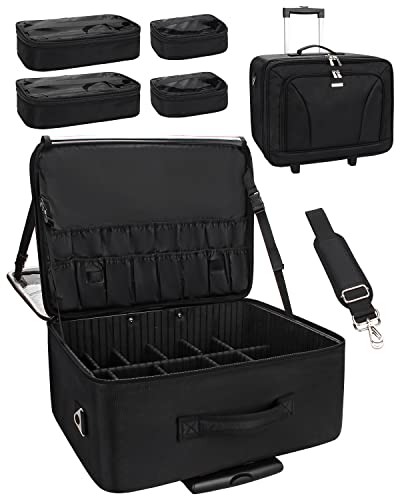 Rolling Makeup Train Case