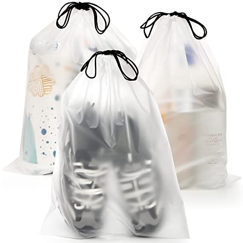 Coloch 50 Pack Translucent Shoes Bags