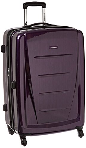 Samsonite Winfield 2 Spinner Luggage, Checked-Large 28-Inch, Purple
