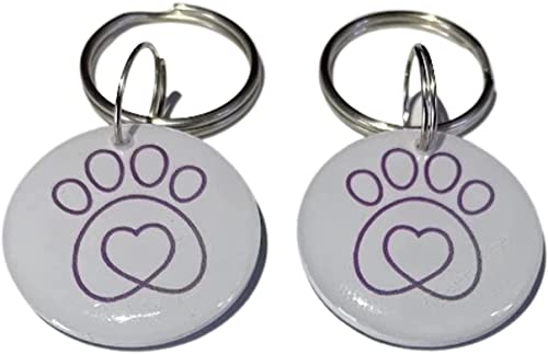 Microchip RFID Collar Tags Disc Key (Pack of 2)