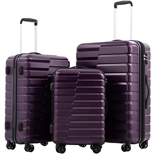 COOLIFE Expandable Suitcase Set