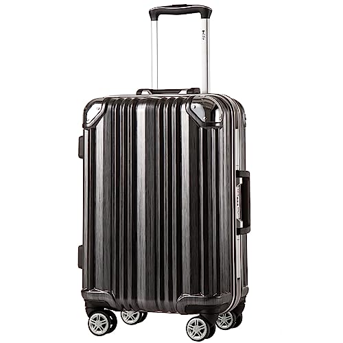 Coolife Aluminium Frame Suitcase