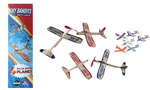 Balsa Wood and Styrofoam Airplane Toys Set