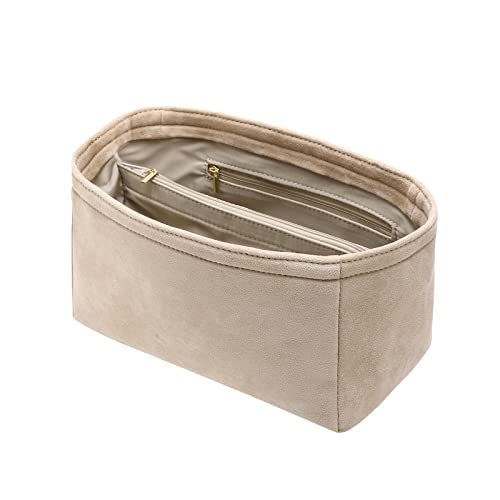 OPPOSHE Suede Purse Organizer Insert for Handbags