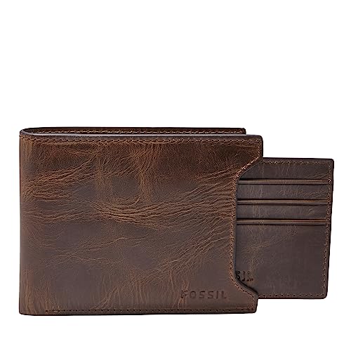 Derrick Leather Bifold Sliding 2-in-1 Wallet