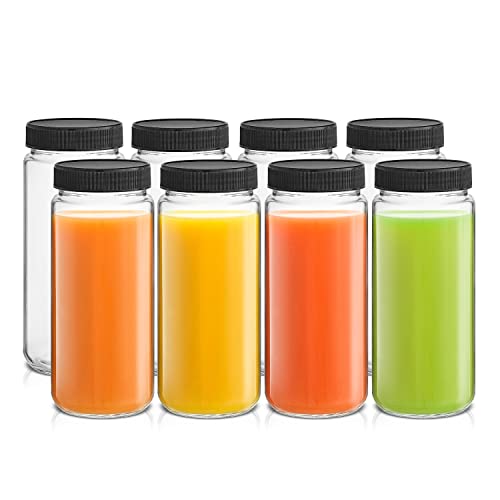 JoyJolt Glass Juice Bottles