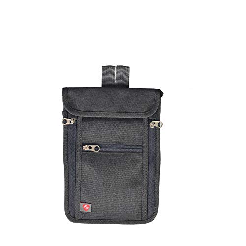 W&G Traveler RFID Blocking Passport Holder Neck Stash