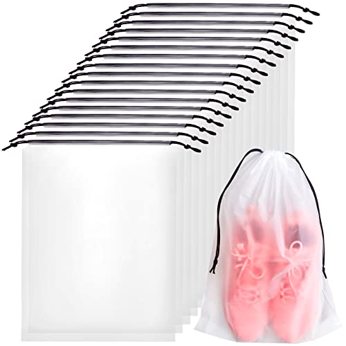 50 Pcs Translucent Travel Shoe Bags