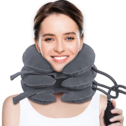 Adjustable Inflatable Neck Stretcher for Neck Pain Relief Adjustable Inflatable Neck Stretcher for Neck Pain Relief