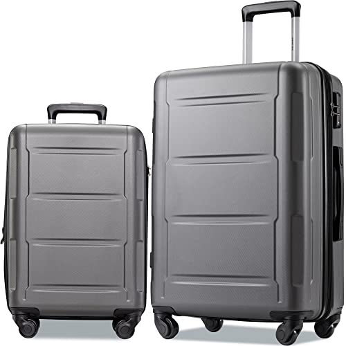 Merax 2 piece Carry on Luggage Suitcase Sets