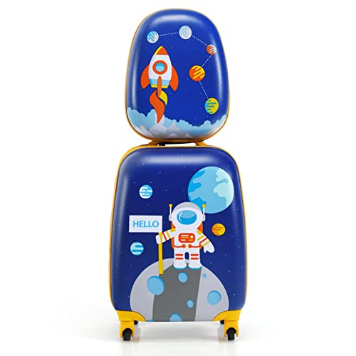 Goplus Kids Luggage Set - Astronaut Design